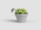 Květináč CAPRI, balkonový, 20cm, plast, sv.šedá|LIGHT GREY  (ZAP-833423)