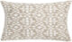 Polštář Happy Cuba, 45x45cm, písková, bílá - Dekorativn polt je opaten zipem pro snadnou drbu. Povlak je ze 100% bavlny a lze ho prt v prace na 40C.