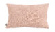 Polštář UNEVEN STITCHING, růžová, 45x45cm - Dekorativn polt je opaten zipem pro snadnou drbu. Povlak je ze 100% bavlny a lze ho prt v prace na 40C.