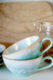 Šálek na čaj s podšálkem, 0,2L, TAORMINA, modrá (aqua)  (ZCF-TA616-AQU)