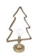 Svícen LED Strom, zlatá vymývaná, bez bat., 46cm  (ZDP-2079-96)