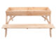 Stůl piknikový s prostorem pro písek, dřevěný, 93x88x60cm - Nstroje a doplky na zahradu pro dti znaky Esschert Design. Kvalitn a odoln materily. Zbava, vzdln a bezpenost pro nae nejmen.