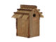 Dřevěná budka antik, slaměná střecha - Sýkora koňadra  (ZEE-NK07)