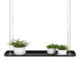 Závěs na květiny okenní 58x15cm, černá/bílá, 2T  (ZEE-PY108)