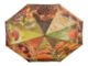 Deštník Podzim - Polyesterový deštník. S kovovou rukojetí opatřenou dřevěným úchopem. V barevném zpracování s potiskem lesních plodů a listů. Rozměr v cm (ŠxHxV): 120x120x95. Obsah: neuvádí se. Materiál: polyester, kov, dřevo.