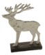 Dekorace jelen na dřevěném podstavci, hliníkový, s - Objevte irokou kolekci dekorac pro v domov. Kvalitn materily a originln design. Inspirujte se na naem e-shopu.