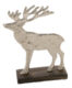 Dekorace jelen na dřevěném podstavci, hliníkový, s - Objevte irokou kolekci dekorac pro v domov. Kvalitn materily a originln design. Inspirujte se na naem e-shopu.