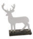 VDT Dekorace jelen na podstavci, dřevo/kov, bílá, 16x5x18cm, ks - Objevte irokou kolekci dekorac pro v domov. Kvalitn materily a originln design. Inspirujte se na naem e-shopu.