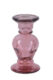 Svícen ANADIR, 20cm|0,5L, růžová - Elegantn svcny z recyklovanho skla. Krsa spojen s udritelnost. Prozkoumejte nai kolekci jet dnes!