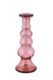 Svícen BACO, pr.9x22cm, růžová - Elegantn svcny z recyklovanho skla. Krsa spojen s udritelnost. Prozkoumejte nai kolekci jet dnes!