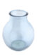 Váza ANCHO, široká, 12L, sv. modrá - kropenatá - Krsn vza zECO produkt VIDRIOS SAN MIGUEL 100% spotebitelsky recyklovan sklo s certifikac GRS.