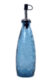 Lahev s nálevkou FLORA, modrá - Praktick lhev zECO produkt VIDRIOS SAN MIGUEL. 100% spotebitelsky recyklovan sklo s certifikac GRS.