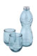 Lahev a 2 sklenice WATER, sv. modrá  (ZSM-XMD5972.01)
