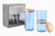 Sklenice s víčkem HERMETIC, stohovatelná, set 1+2, sv. modrá - Elegantn, udriteln a praktick sklenice z recyklovanho skla. Prozkoumejte nai kolekci jet dnes a najdte ty prav kousky pro v domov!
