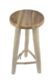 Židle barová TEAK, přírodní, pr.35x75cm  (ZVL-302770)