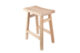 Židle barová WOO, přírodní, TEAK, 42X28x54cm - idle a kesla Van der Leeden. Run prce z prodnch udritelnch materil.