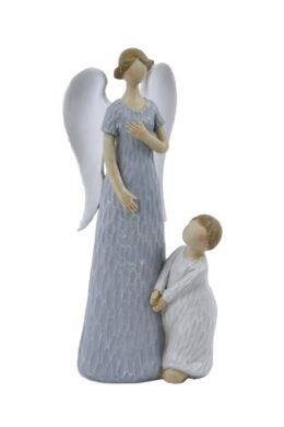 Anděl s dítětem, šedý  (EGO-711442)