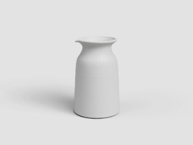 Džbán BIA, 30cm, keramika, bílá|WHITE  (ZAC-844696)