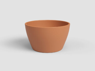 Květináč NÚBIA, 7cm, keramika, oranžová|LIGHT TERRACOTTA  (ZAC-847482)