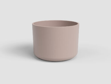 Květináč JUNO, 12cm, keramika, sv.růžová|LIGHT PINK  (ZAC-848687)