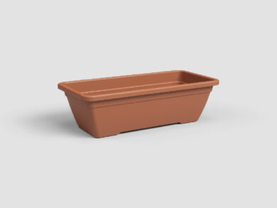 Truhlík VENEZIA, 60cm, plast, hnědá|TERRACOTTA  (ZAP-800098)