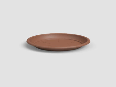 Tácek pod květináč, kulatý, 22cm, plast, hnědá|TERRACOTTA  (ZAP-804706)