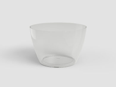 Květináč SAN REMO, 12cm, plast, čirá|TRANSPARENT  (ZAP-805987)