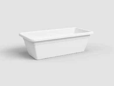 Truhlík VENEZIA, XL, 60cm, plast, bílá|WHITE  (ZAP-814101)