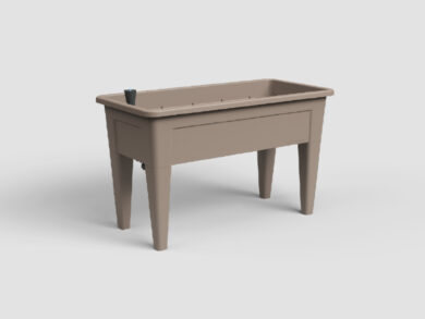 Sadbovač|box pro pěstování rostlin VENEZIA, 100cm, plast, šedá|MATTE TAUPE  (ZAP-815078)