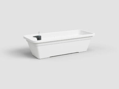 Truhlík VENEZIA, samozavlažovací, 60cm, plast, bílá|WHITE  (ZAP-822335)