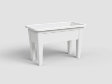 Sadbovač|box pro pěstování rostlin VENEZIA, 80cm, plast, bílá|WHITE  (ZAP-825176)