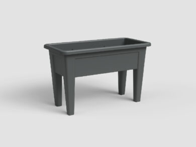 Sadbovač|box pro pěstování rostlin VENEZIA, 80cm, plast, tm.šedá|ANTHRACITE  (ZAP-825183)