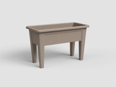 Sadbovač|box pro pěstování rostlin VENEZIA, 80cm, plast, šedá|MATTE TAUPE  (ZAP-825206)