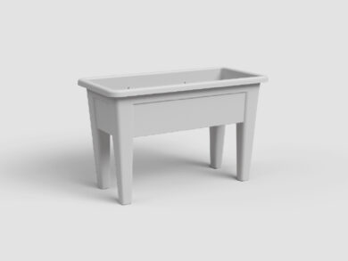 Sadbovač|box pro pěstování rostlin VENEZIA, 80cm, plast, sv.šedá|LIGHT GREY  (ZAP-833720)