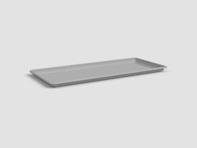 Tácek pod květináč|truhlík VENEZIA, 80cm, plast, sv.šedá|LIGHT GREY  (ZAP-833744)