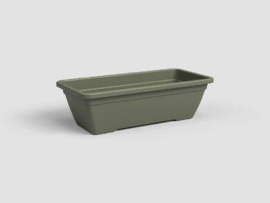 Truhlík VENEZIA, 40cm, plast, zelená|DRY GREEN  (ZAP-838602)