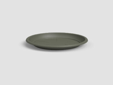 Tácek pod květináč, kulatý, 22cm, plast, zelená|DRY GREEN  (ZAP-839241)