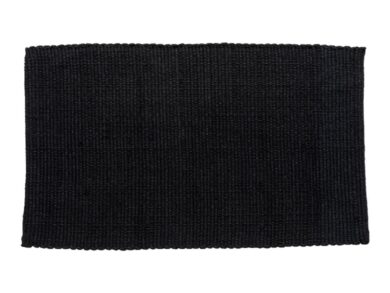 Prostírání, 100% recykl. bavlna 30x40cm, JOANA, černá  (ZCF-CFT0103-BLK)