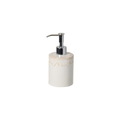 Pumpička na mýdlo|tělový gel 0,6L, TAORMINA, bílá  (ZCF-TA682-WHI)