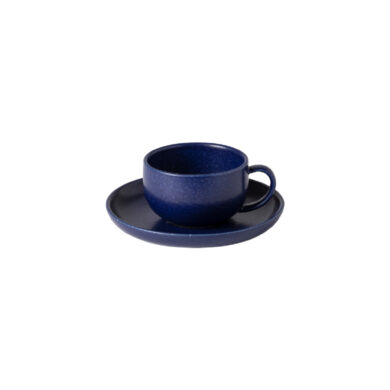 Šálek na čaj s podšálkem 0,22L, PACIFICA, modrá  (ZCF-XOCS01-BBY)