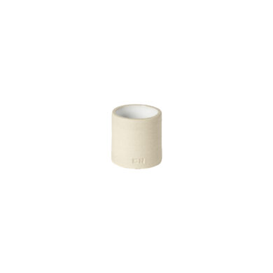 Kroužek na ubrousek, set 4ks,  5cm, NAPKIN RING - ECO GRÉS, bílá  (ZCN-1VADS04-WHI)