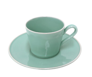 Šálek na čaj s podšálkem 0,19L, ASTORIA, zelená (m  (ZCN-ATCS01-01112J)