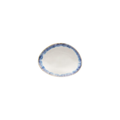 Talíř dezertní oválný 16cm, BRISA, modrá|Ria  (ZCN-GOP161-RIA)