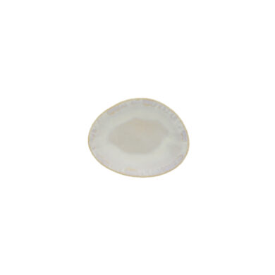 Talíř dezertní oválný 16cm, BRISA, bílá|Sal  (ZCN-GOP161-SAL)