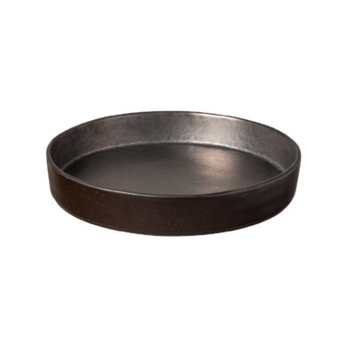 Talíř polévkový|na těstoviny 24cm|0,93L, LAGOA, černá|Metal  (ZCN-LOP241-MTL)