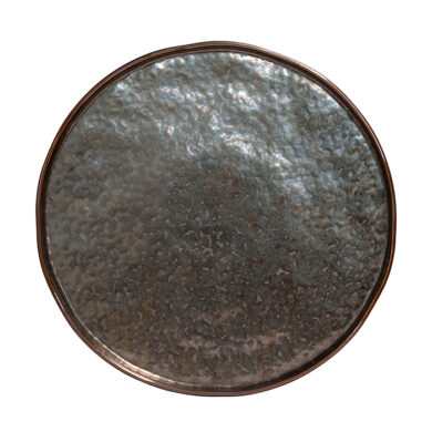 Talíř |podnos 31cm, LAGOA, černá|Metal  (ZCN-LOP311-MTL)