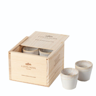 Šálek na Espresso - box 8ks 0,1L, GRESPRESSO, bílá  (ZCN-LSCS11-WHI)