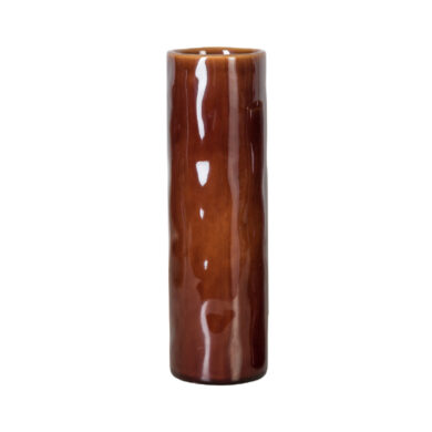 Váza pr.9x30cm|1,5L, LE JARDIN, hnědá (mahagon)  (ZCN-NAV301-702)