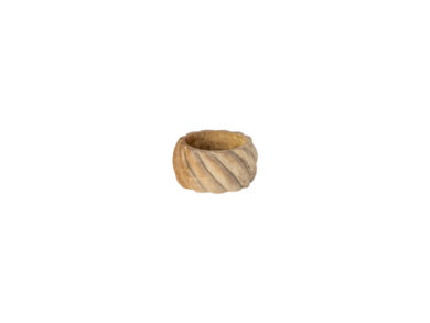 Kroužek na ubrousek, set 4ks,  5cm, NAPKIN RING  - WOOD, přírodní dřevo  (ZCN-O30325-NAT)