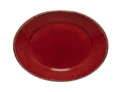 Round Salad/dessert plate 23 LUZIA, červená|Crimson  (ZCN-PEP234-CRN)